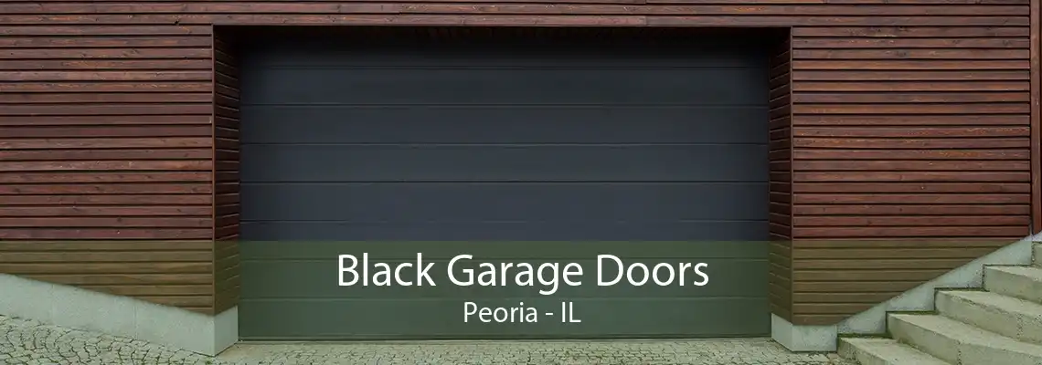 Black Garage Doors Peoria - IL