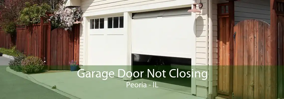 Garage Door Not Closing Peoria - IL