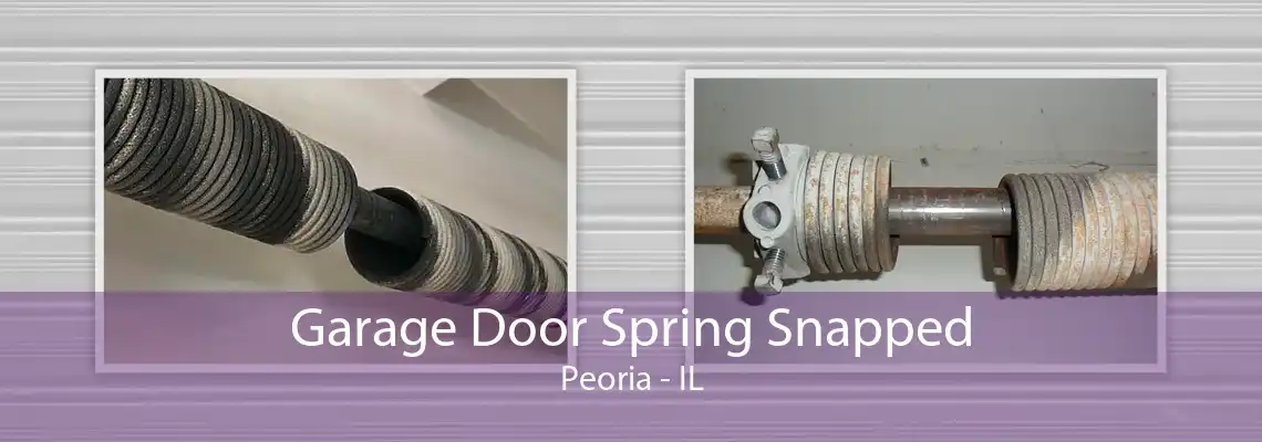 Garage Door Spring Snapped Peoria - IL