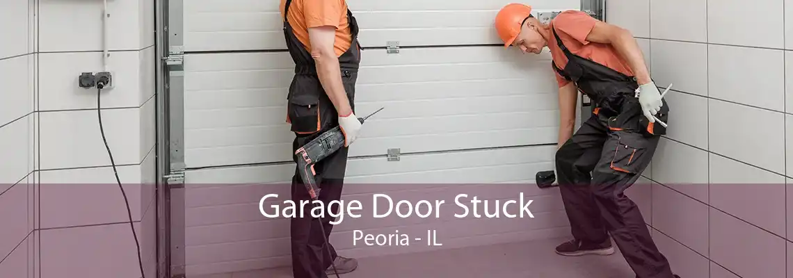 Garage Door Stuck Peoria - IL