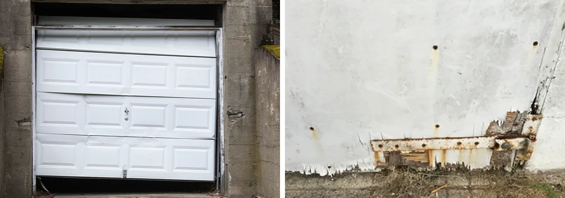 Rotten Commercial Garage Door Repair in Peoria, IL