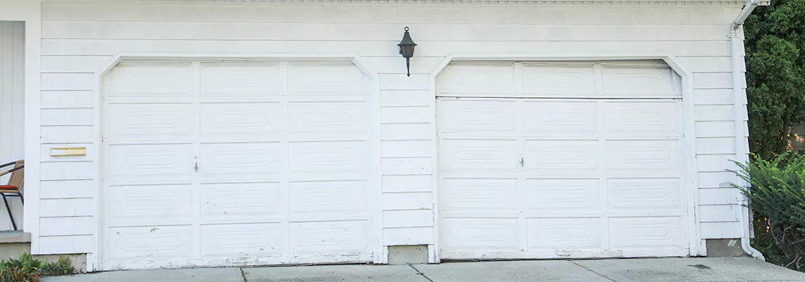 Roller Garage Door Dropped Down Replacement in Peoria, IL