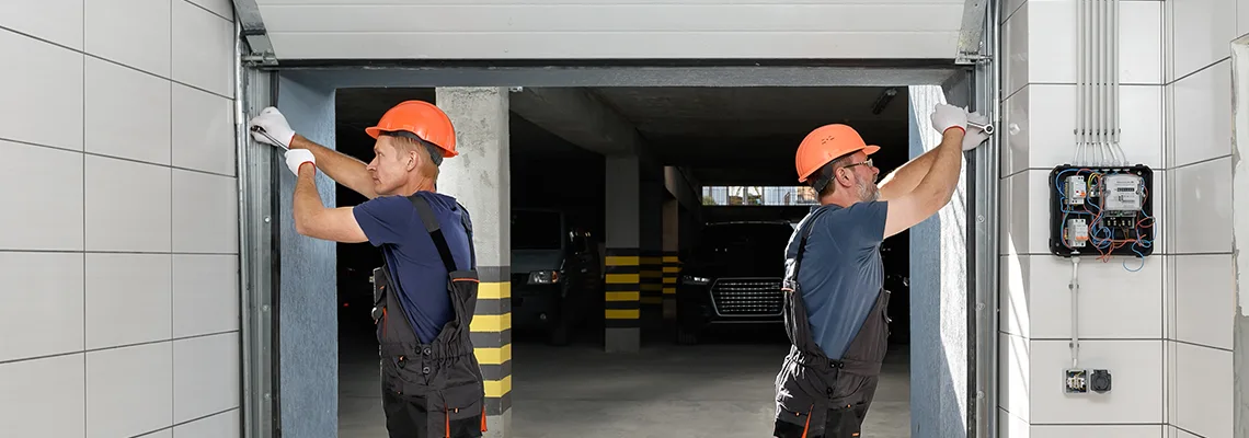 Wooden Garage Door Frame Repair in Peoria, Illinois